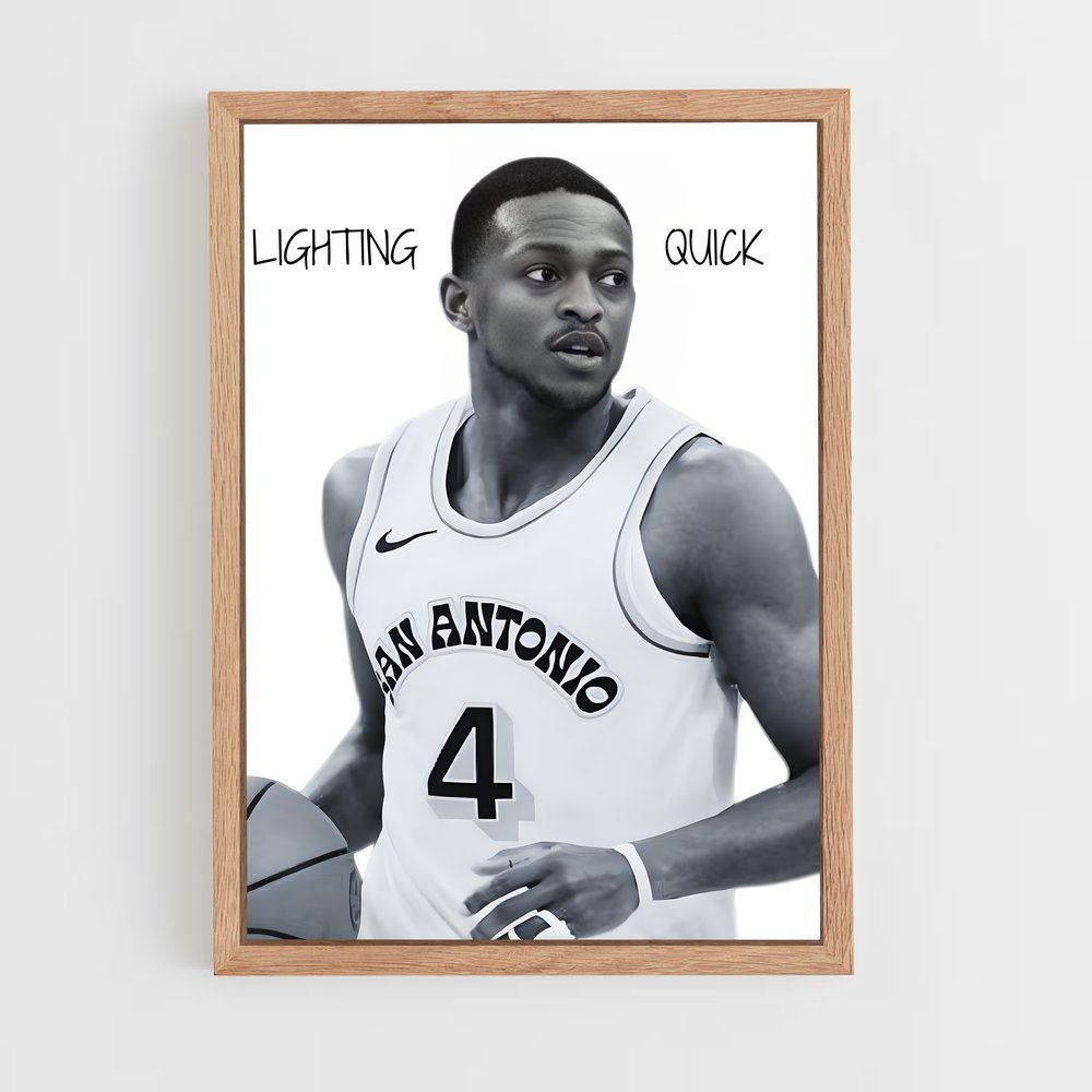 ap-de'aaron fox-1 cadre Bois clair