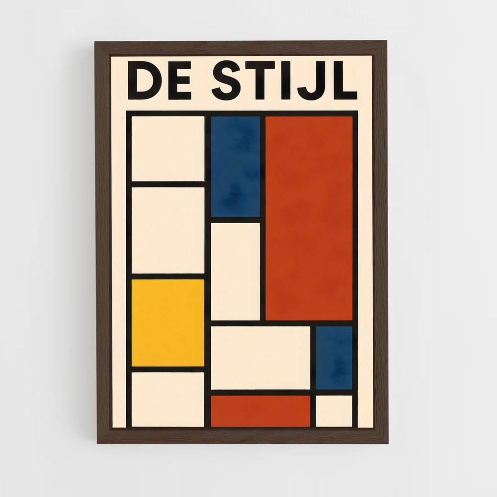ap-de stijl-2 cadre Bois foncé