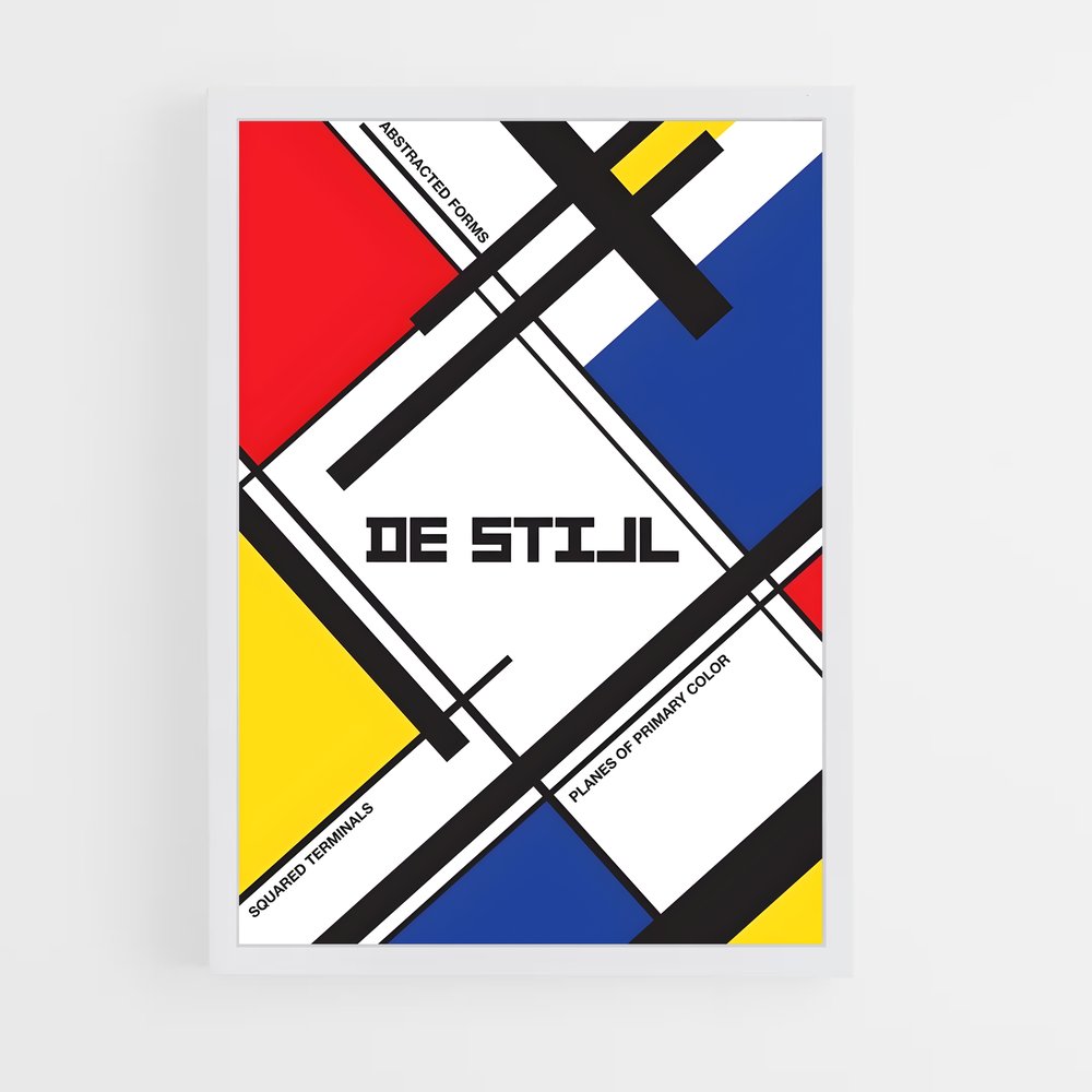 ap-de stijl-3 cadre Blanc