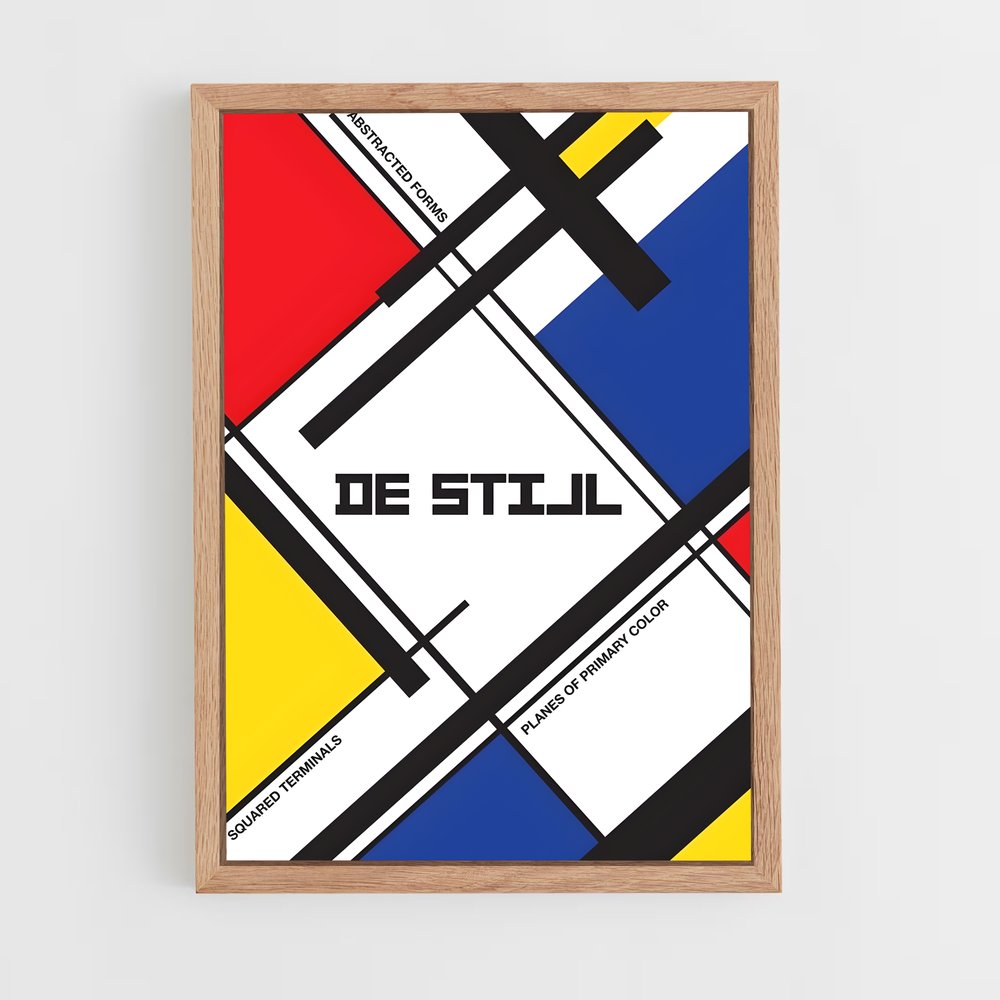 ap-de stijl-3 cadre Bois clair