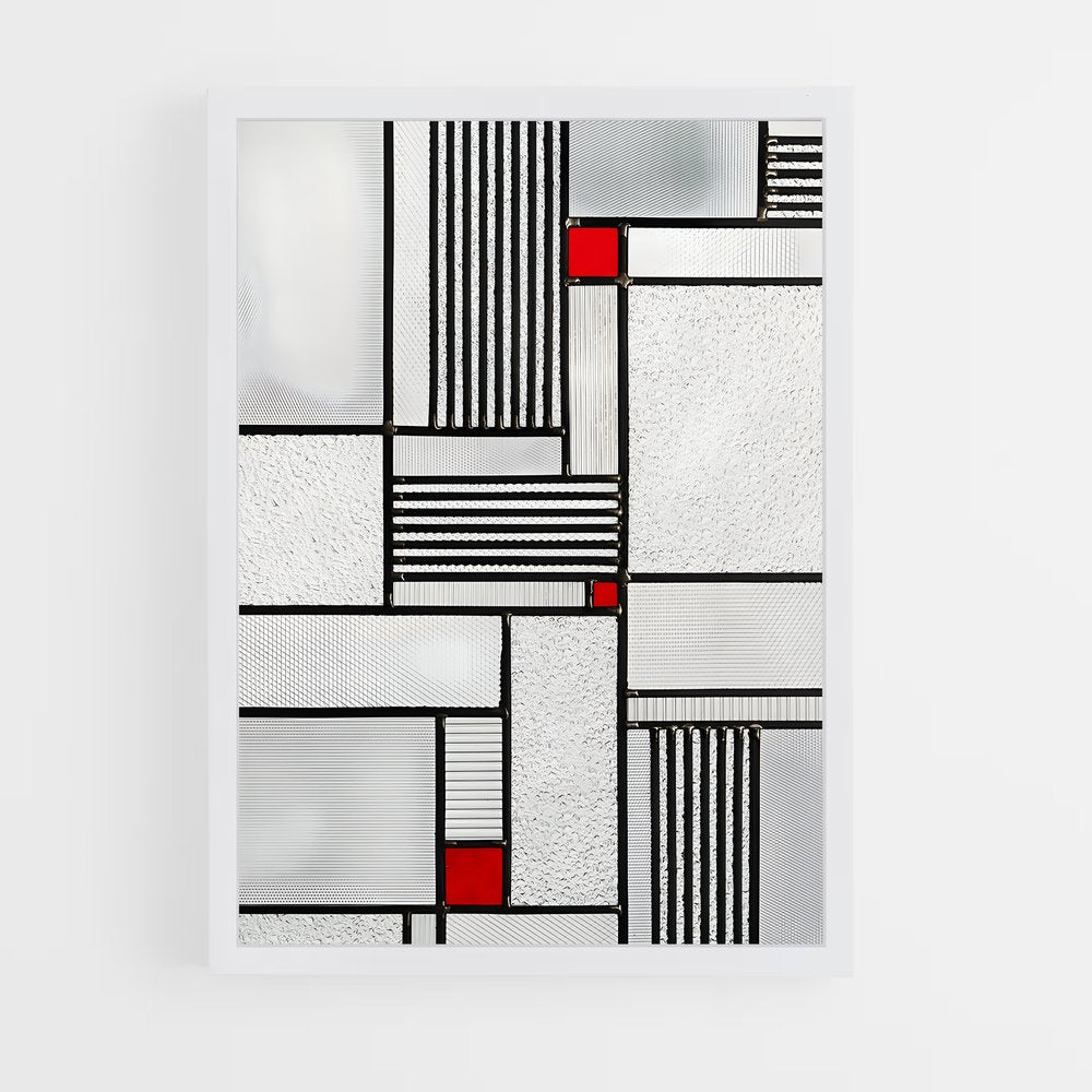 ap-de stijl-4 cadre Blanc