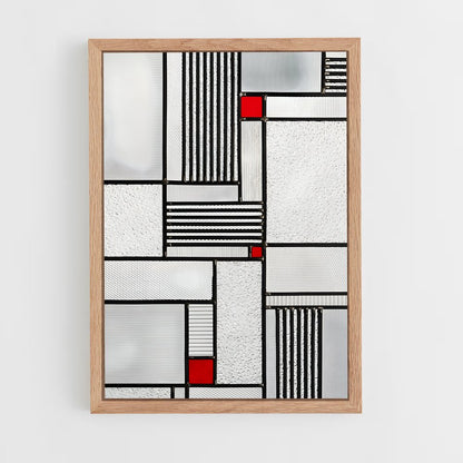 ap-de stijl-4 cadre Bois clair