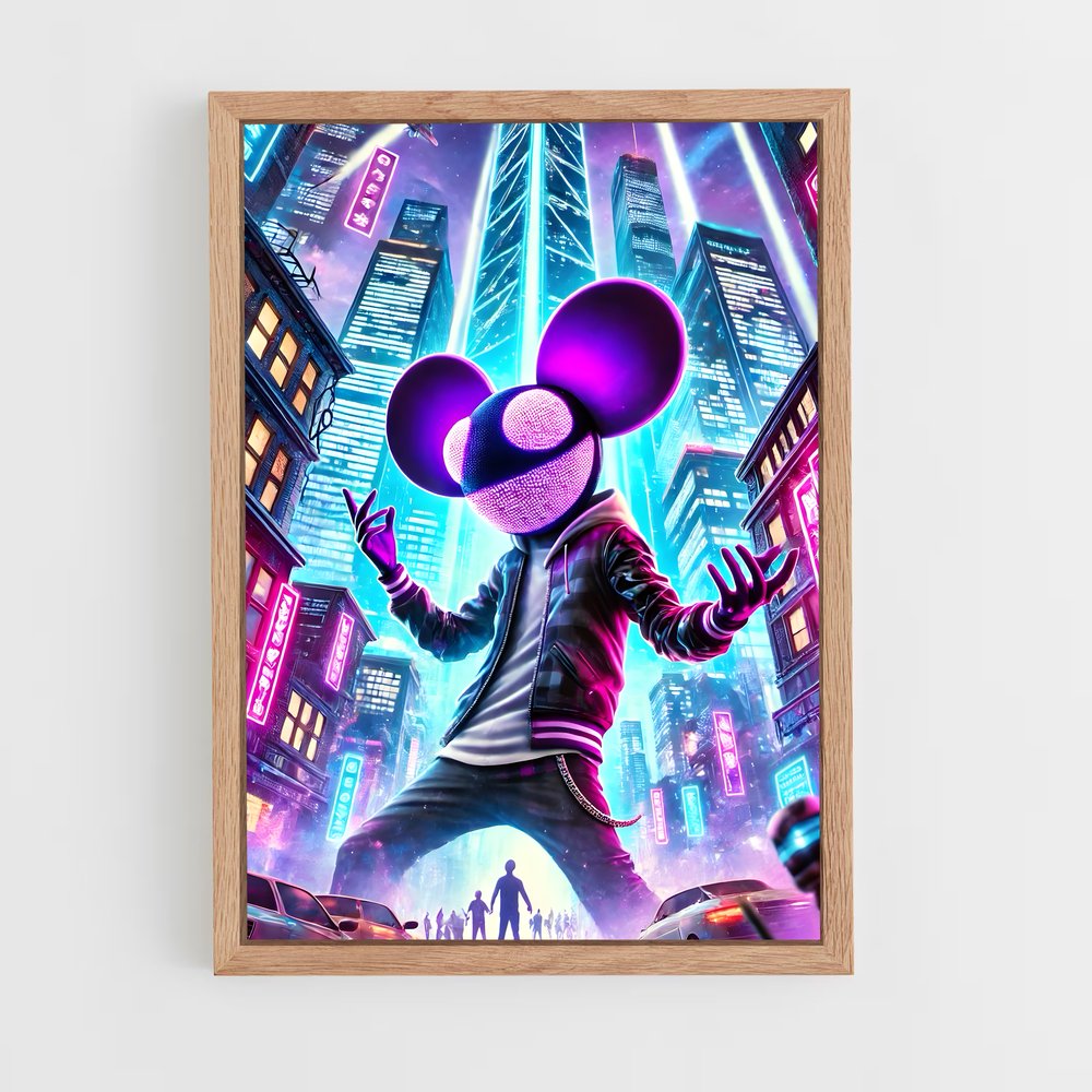ap-deadmau5-4 cadre Bois clair