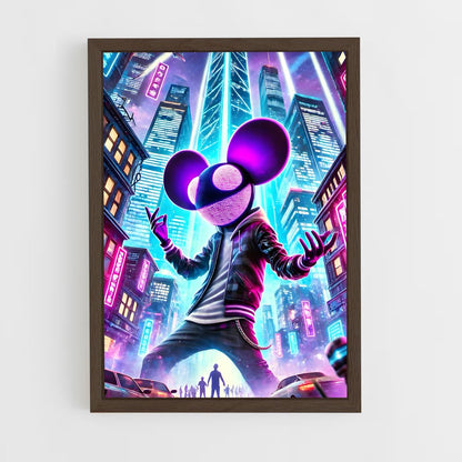 ap-deadmau5-4 cadre Bois foncé