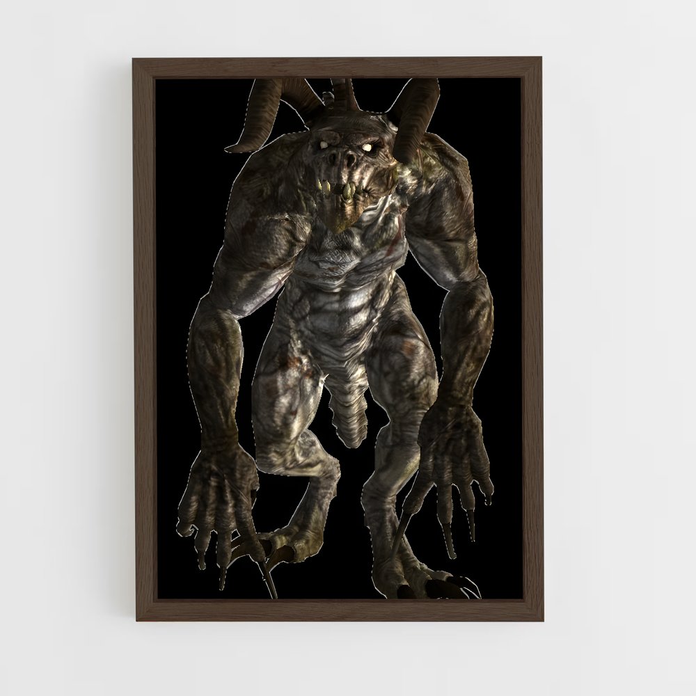 ap-deathclaw-1 cadre Bois foncé