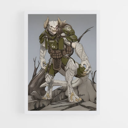 ap-deathclaw-3 cadre Blanc