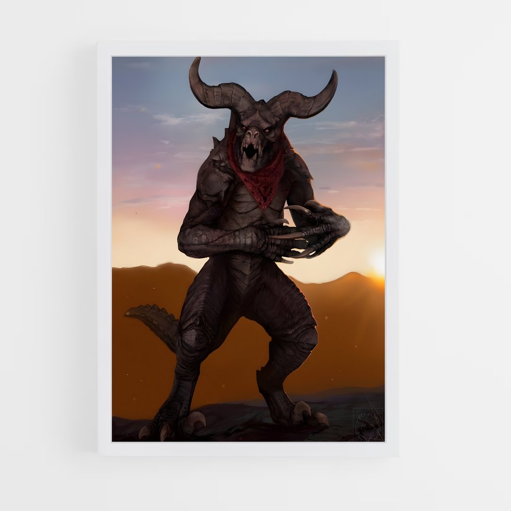 ap-deathclaw-4 cadre Blanc