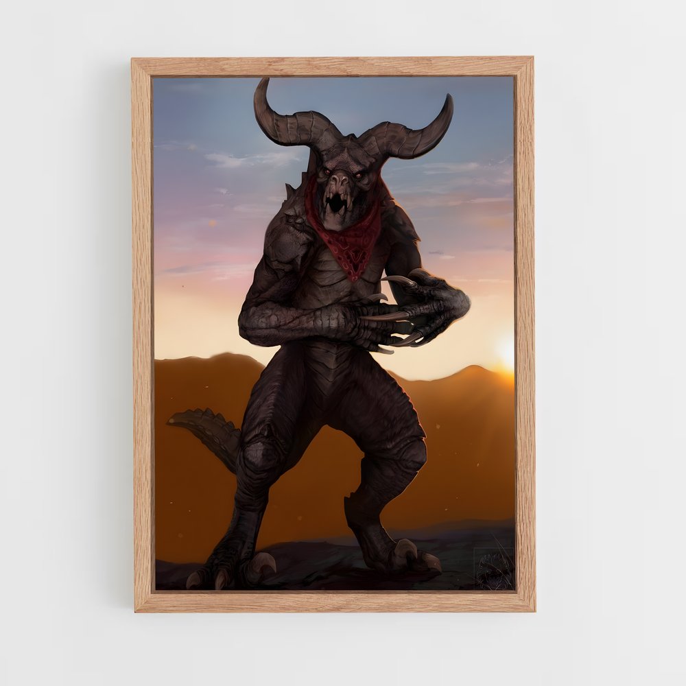 ap-deathclaw-4 cadre Bois clair