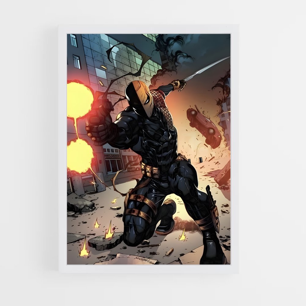 ap-deathstroke-1 cadre Blanc