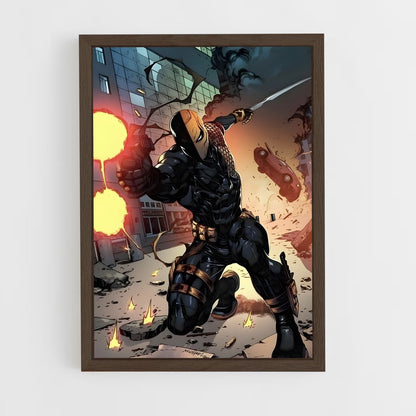 ap-deathstroke-1 cadre Bois foncé