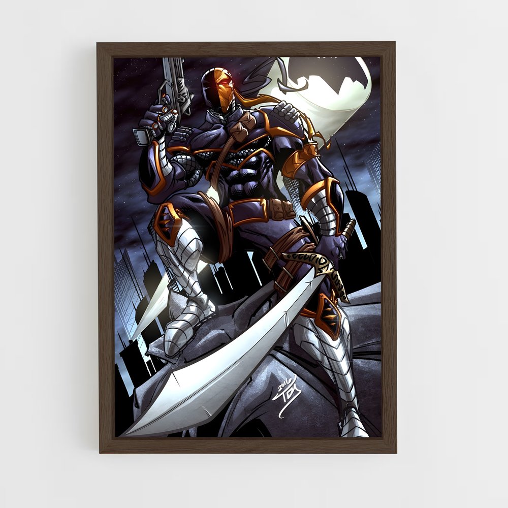 ap-deathstroke-11 cadre Bois foncé