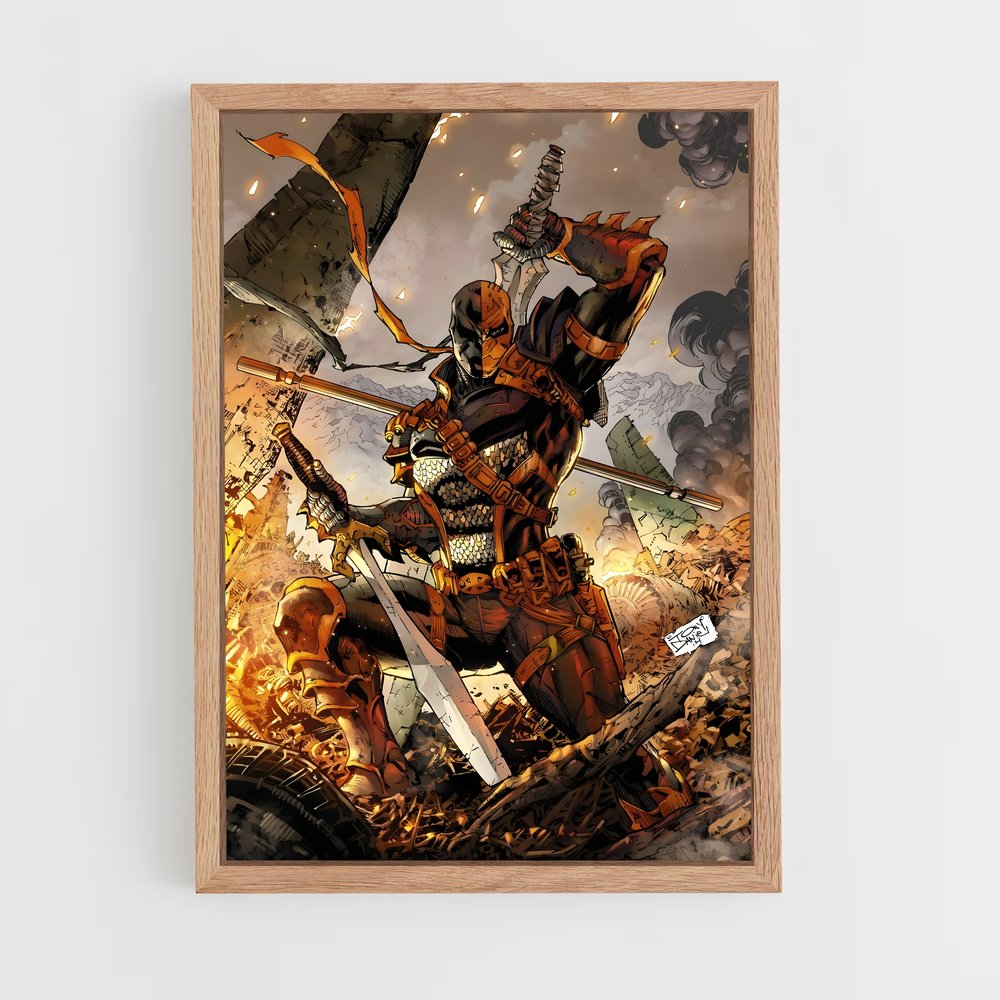 ap-deathstroke-12 cadre Bois clair