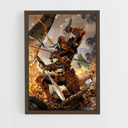 ap-deathstroke-12 cadre Bois foncé
