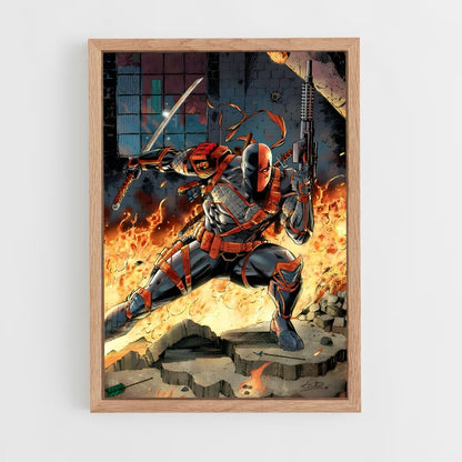 ap-deathstroke-3 cadre Bois clair