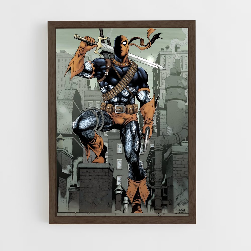 ap-deathstroke-7 cadre Bois foncé