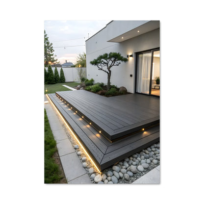 Poster Terrasse Moderne