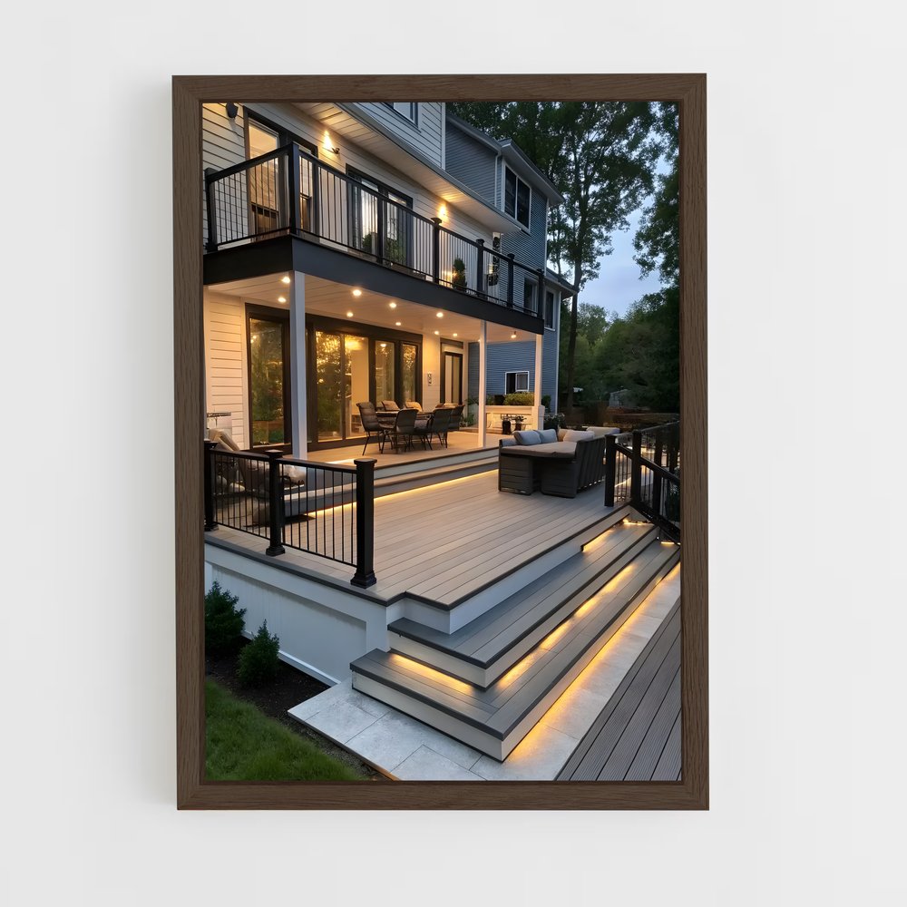 ap-deck-4 cadre Bois foncé