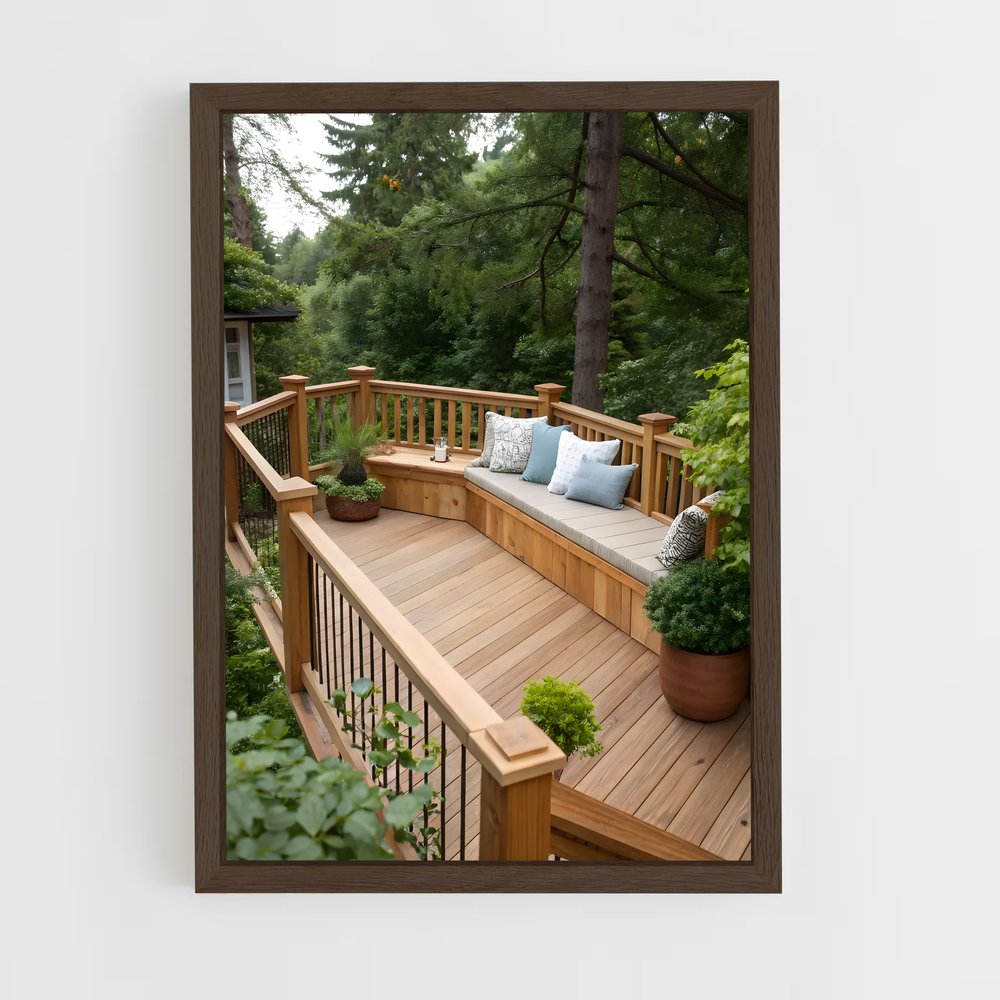 ap-deck-6 cadre Bois foncé