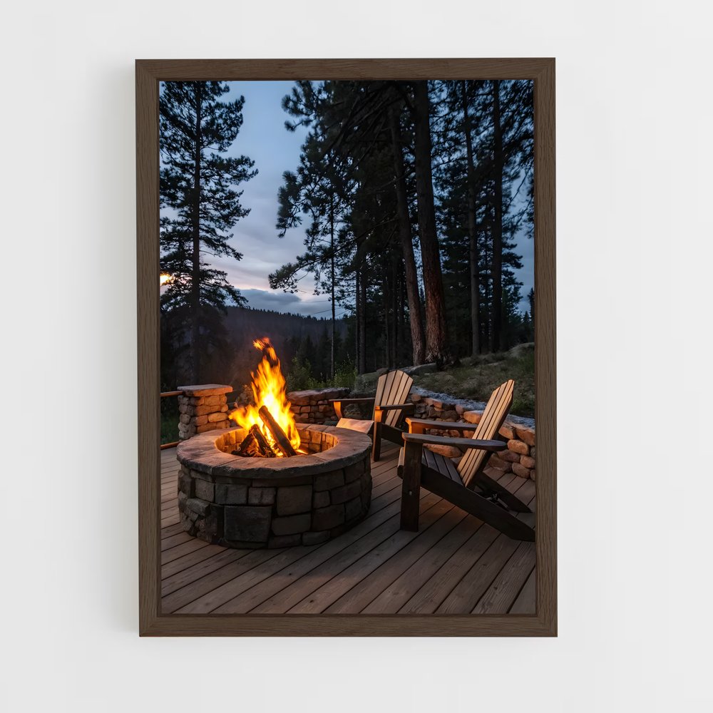 ap-deck-9 cadre Bois foncé