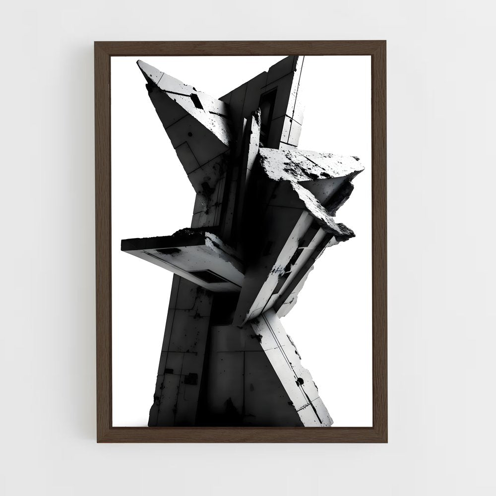 ap-deconstructivism-1 cadre Bois foncé