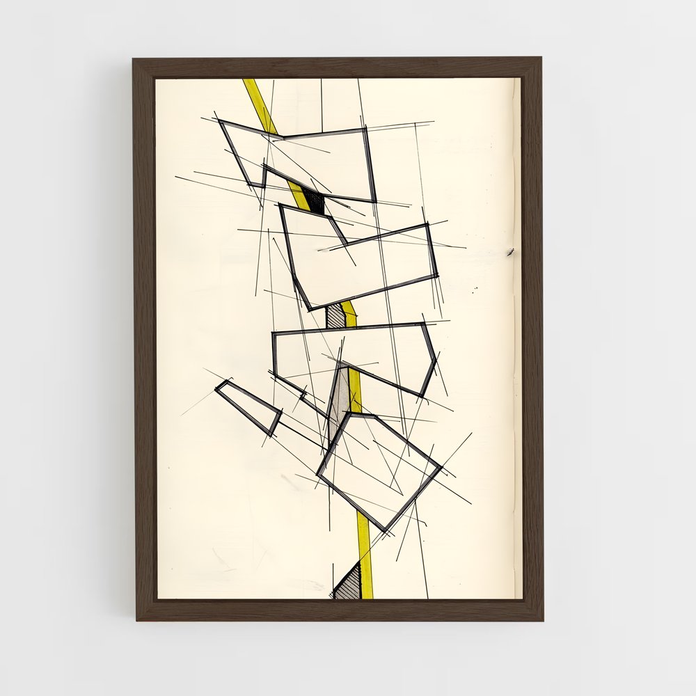 ap-deconstructivism-3 cadre Bois foncé