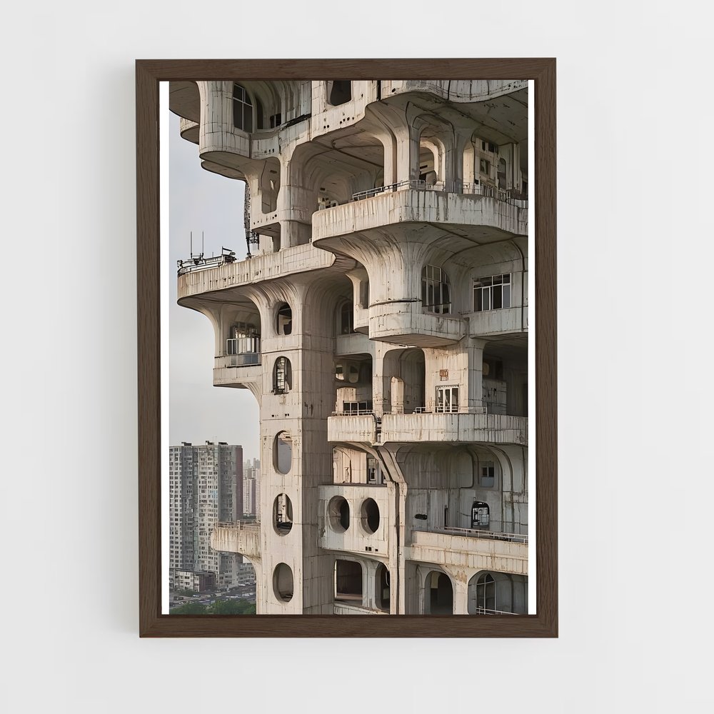 ap-deconstructivist architecture-4 cadre Bois foncé