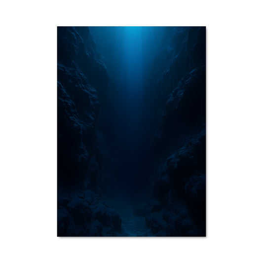 Poster Deep blue 97262