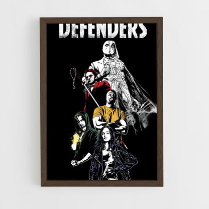 ap-defenders-5 cadre Bois foncé