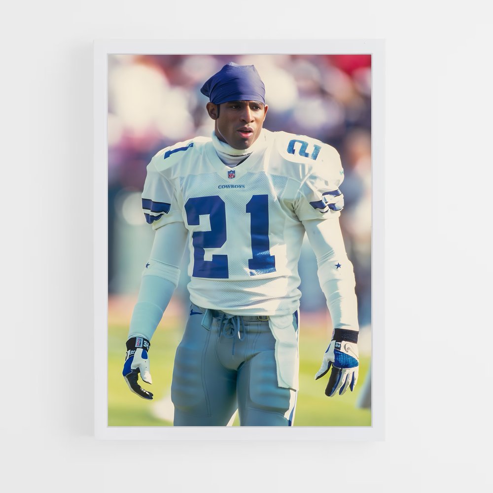 ap-deion sanders-4 cadre Blanc