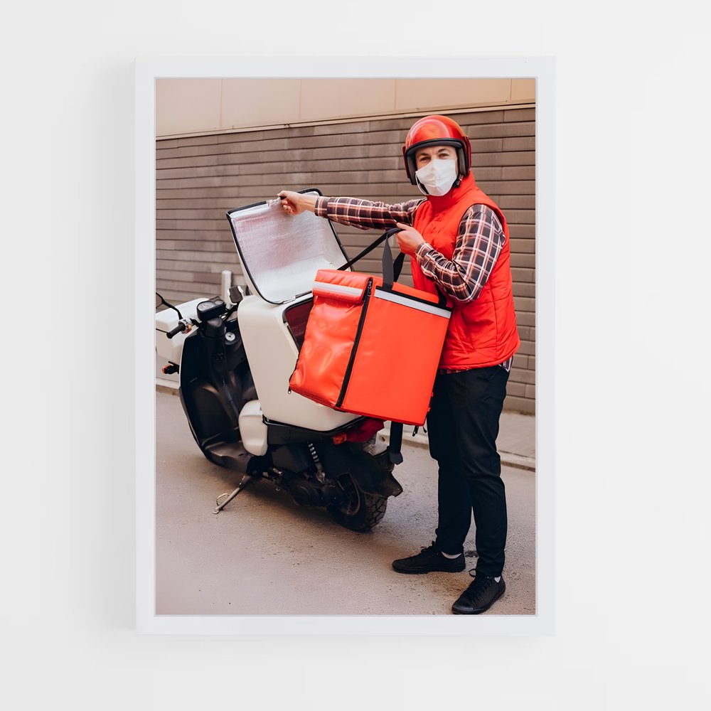ap-delivery driver-3 cadre Blanc