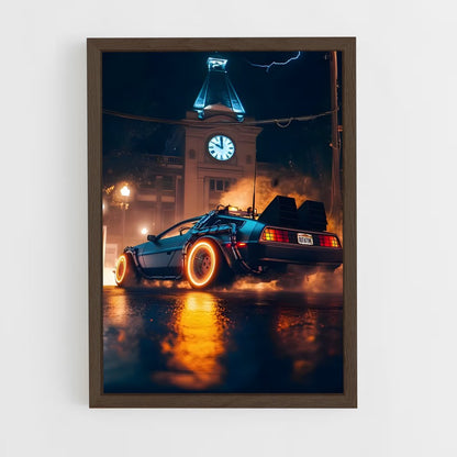 ap-delorean-3 cadre Bois foncé