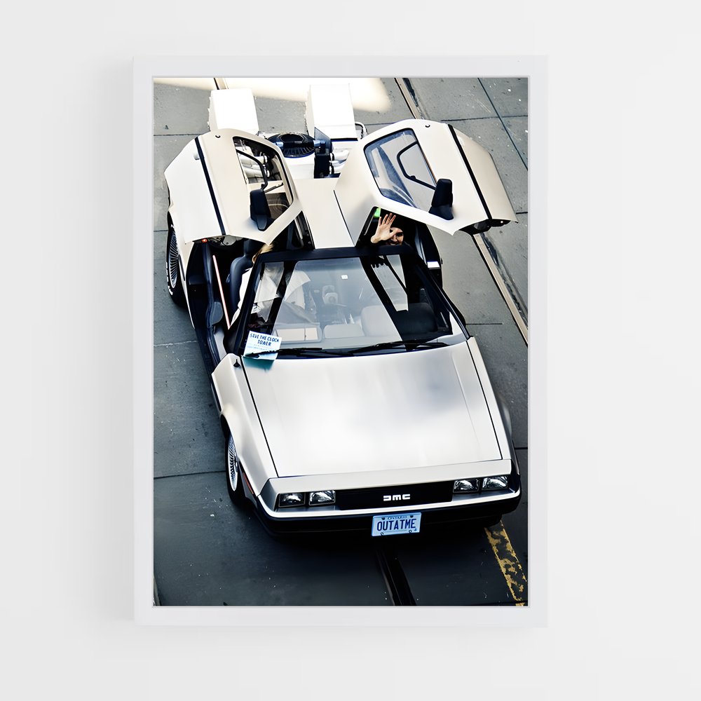 ap-delorean-5 cadre Blanc