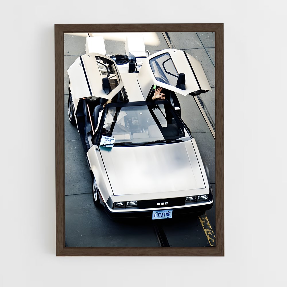 ap-delorean-5 cadre Bois foncé