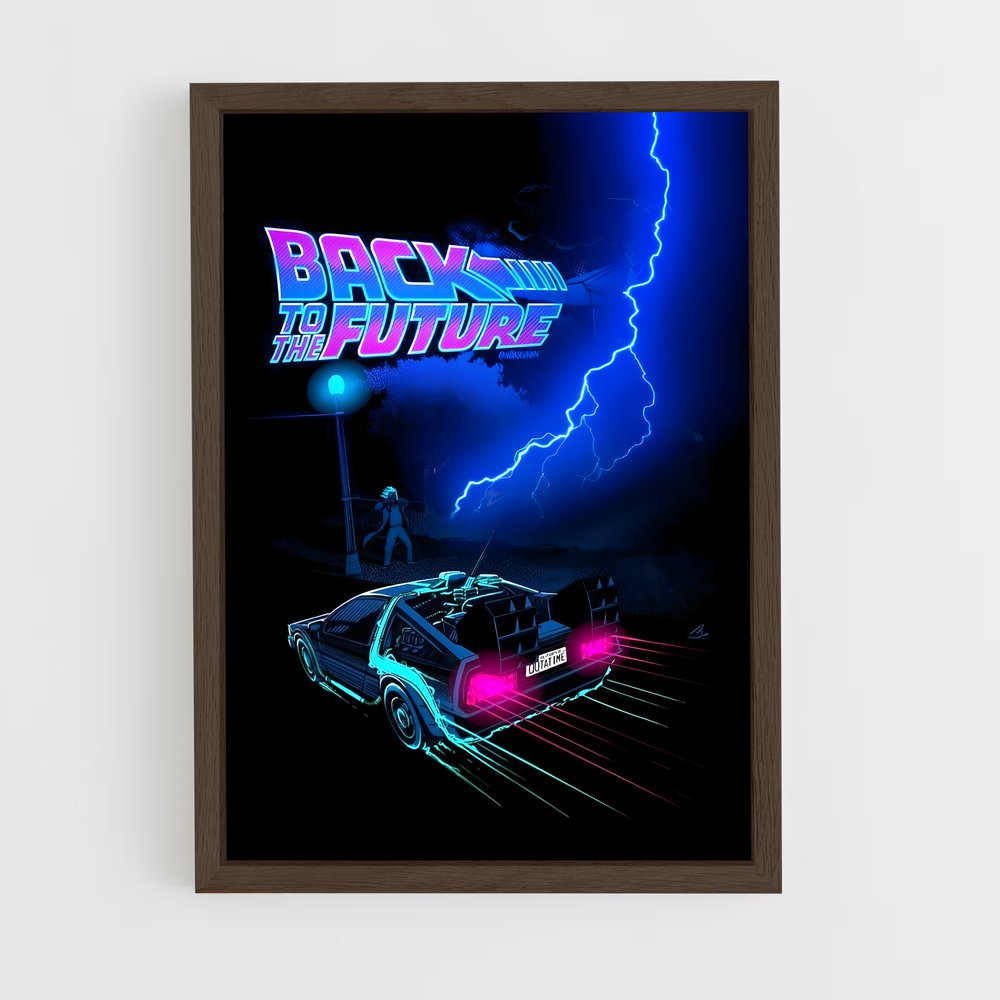 ap-delorean-6 cadre Bois foncé