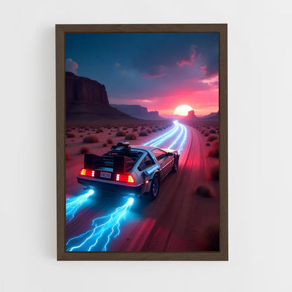 ap-delorean-7 cadre Bois foncé