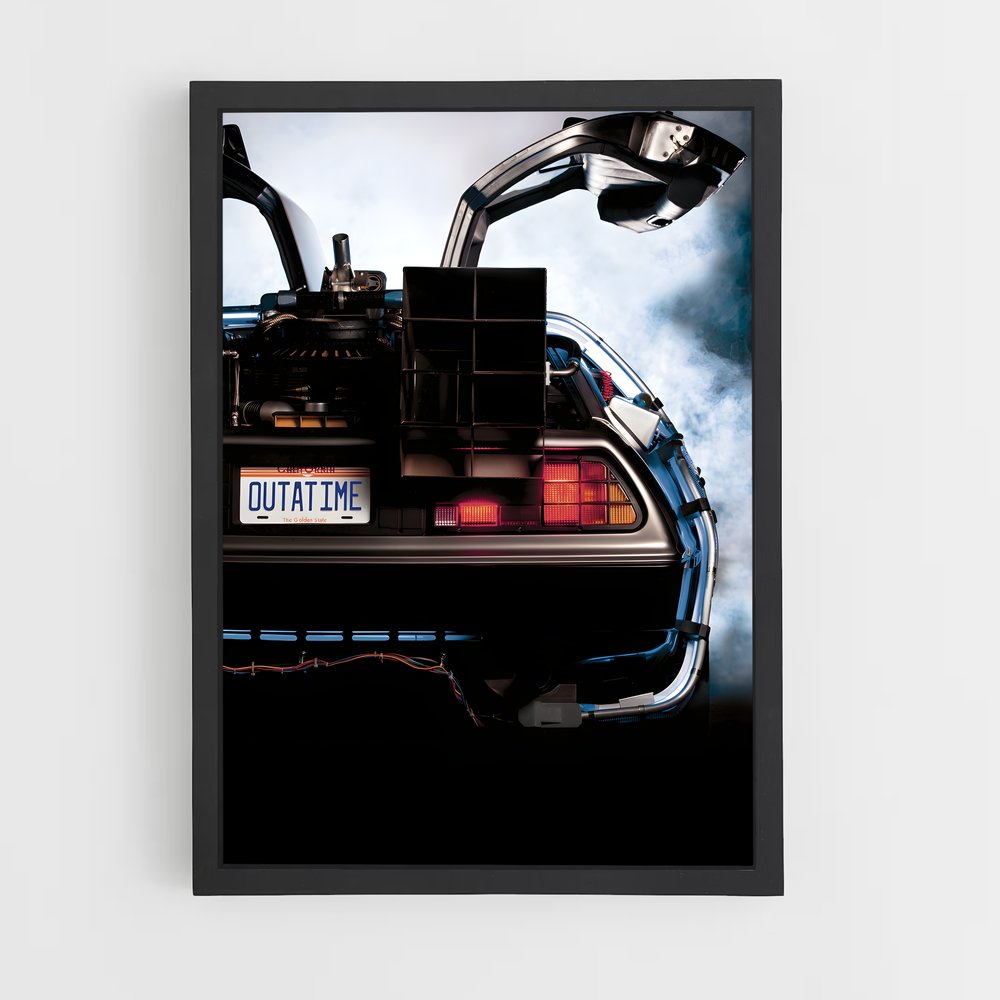 ap-delorean time machine-4 cadre Noir