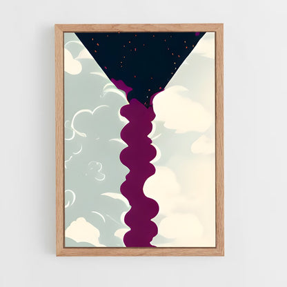 ap-demisexual flag-1 cadre Bois clair