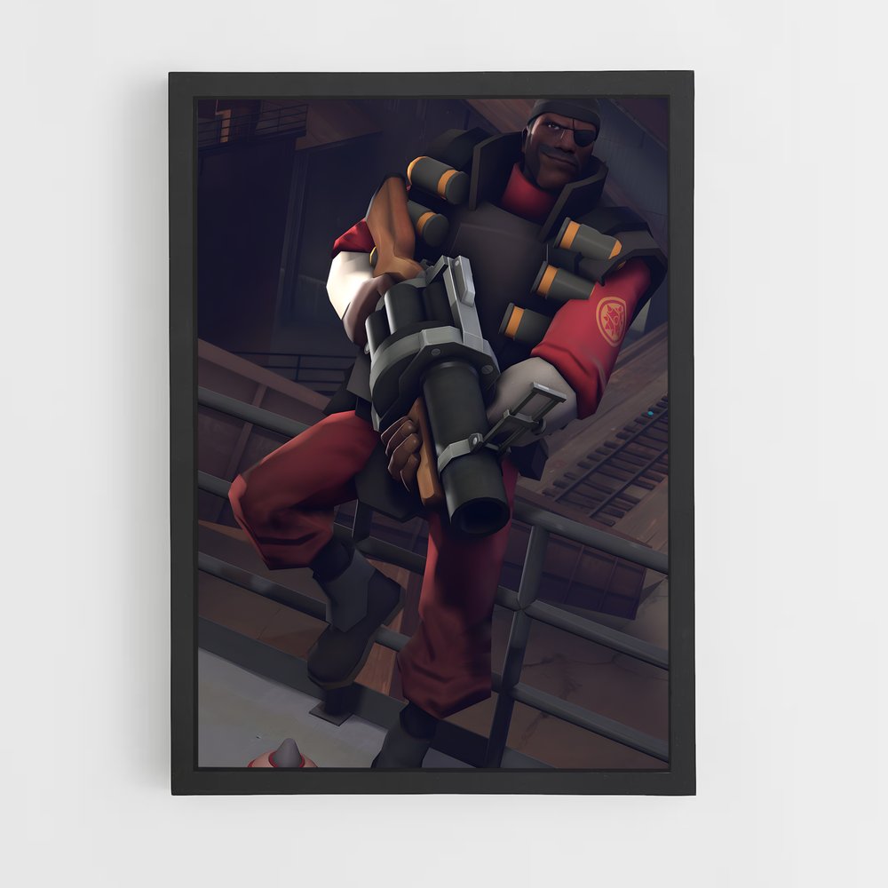 ap-demoman tf2-1 cadre Noir