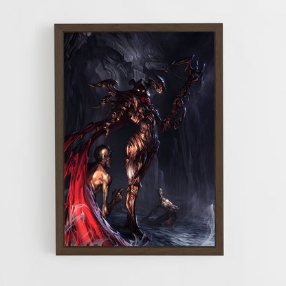 ap-demon hunter diablo-6 cadre Bois foncé