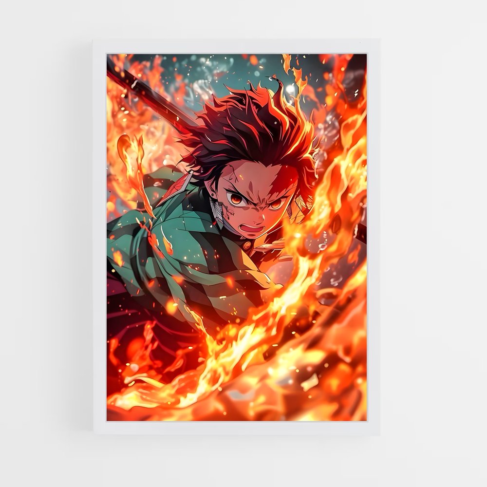 ap-demon slayer-3 cadre Blanc