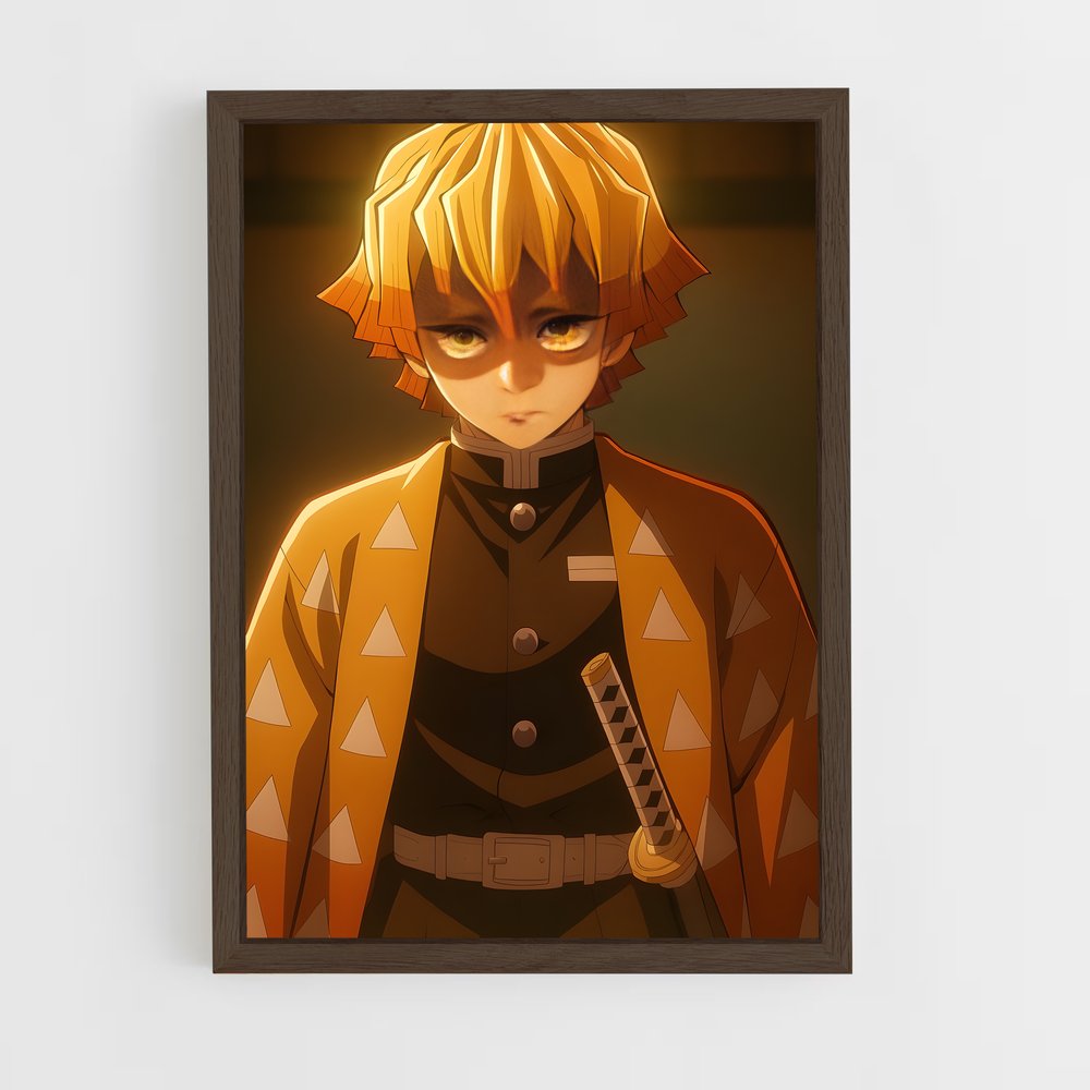 ap-demon slayer-7 cadre Bois foncé