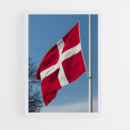 ap-denmark flag-5 cadre Blanc