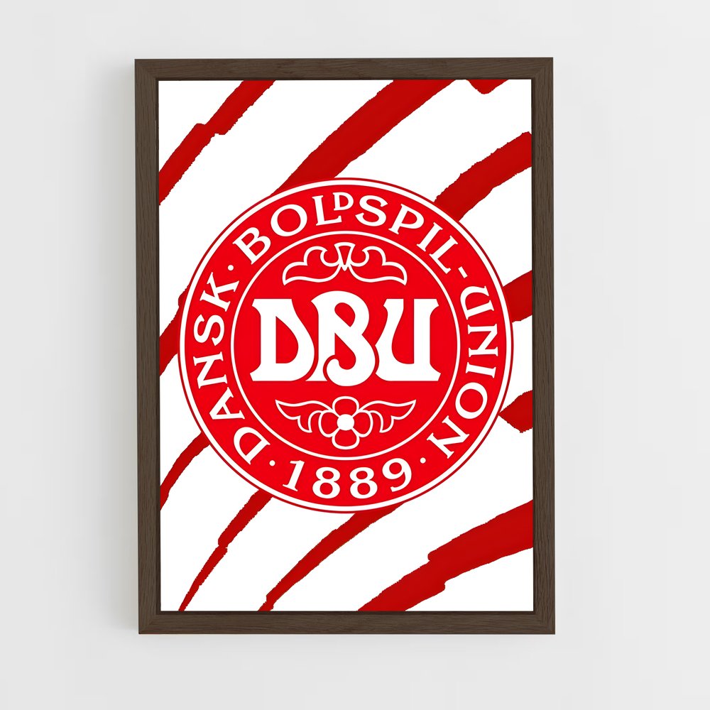ap-denmark national football team-5 cadre Bois foncé
