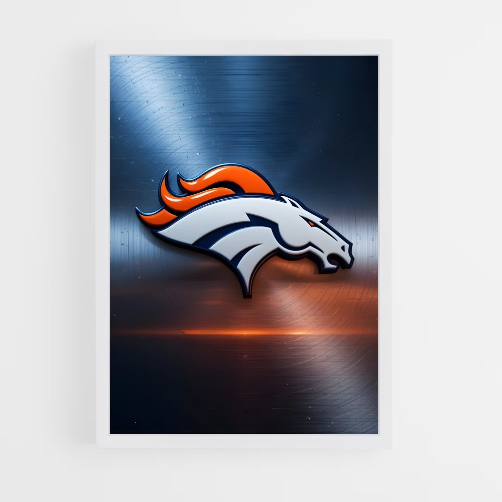 ap-denver broncos-3 cadre Blanc
