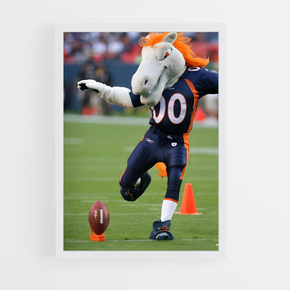 ap-denver broncos-4 cadre Blanc