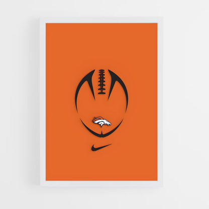 ap-denver broncos-5 cadre Blanc