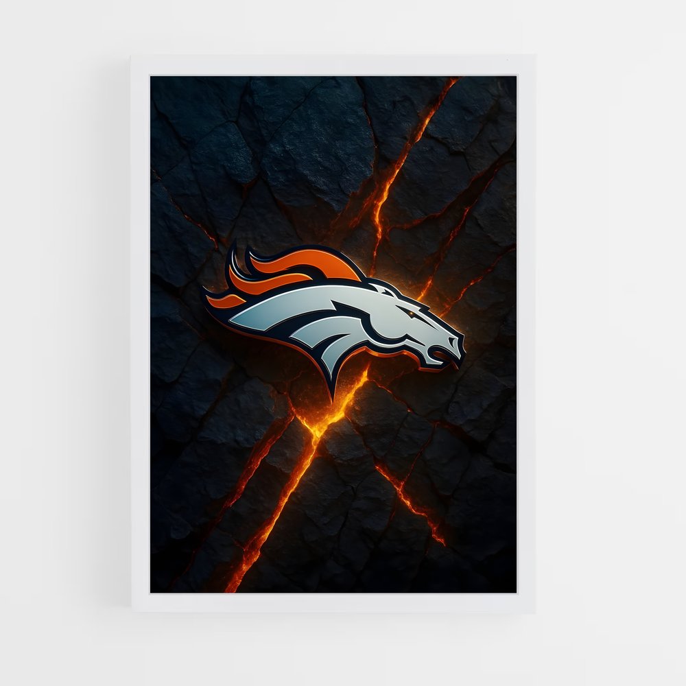 ap-denver broncos-6 cadre Blanc