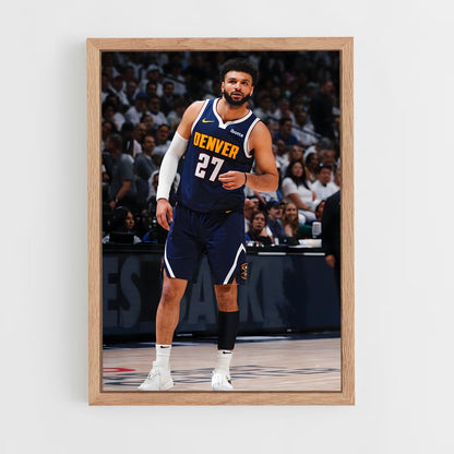 ap-denver nuggets-7 cadre Bois clair