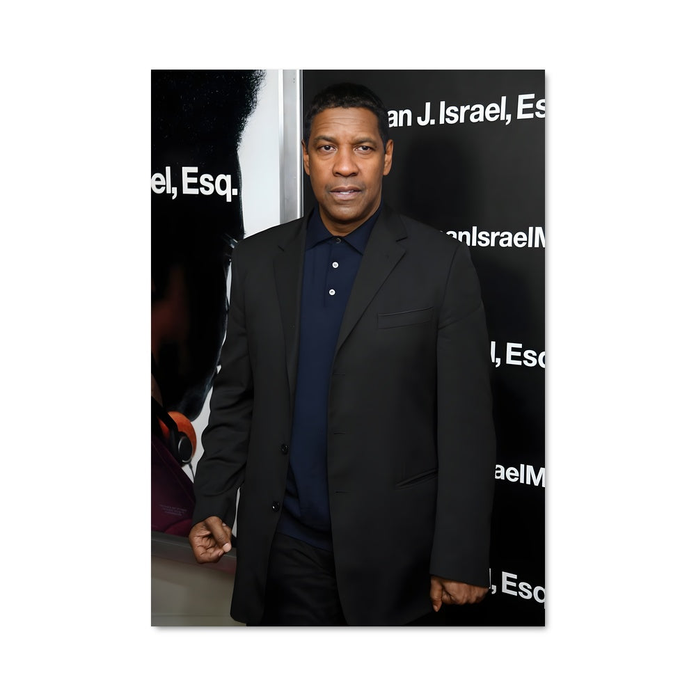 Poster Denzel en Costume