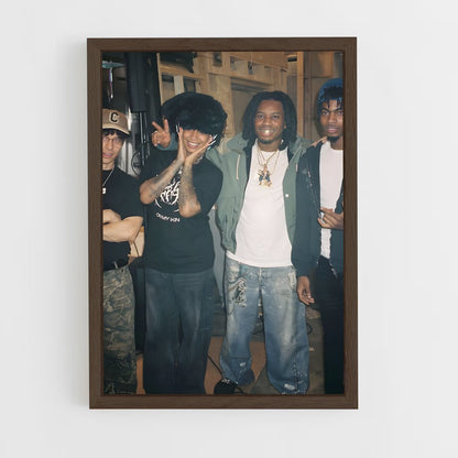 ap-denzel curry-5 cadre Bois foncé